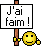 :j'ai faim: